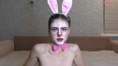 Sexy Bunny suig saggies BFF se groot piel